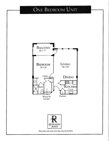 Floorplan of Richland Place, Assisted Living, Nursing Home, Independent Living, CCRC, Nashville, TN 3