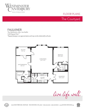 Floorplan of Westminster Canterbury Richmond, Assisted Living, Nursing Home, Independent Living, CCRC, Richmond, VA 4