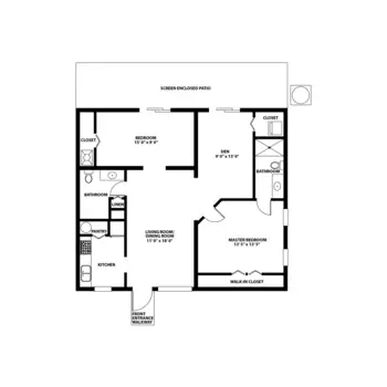 Floorplan of East Ridge at Cutler Bay, Assisted Living, Nursing Home, Independent Living, CCRC, Cutler Bay, FL 7