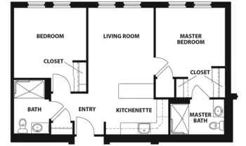 Floorplan of The Terraces at Bonita Springs, Assisted Living, Nursing Home, Independent Living, CCRC, Bonita Springs, FL 9