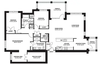 Floorplan of The Terraces at Bonita Springs, Assisted Living, Nursing Home, Independent Living, CCRC, Bonita Springs, FL 19