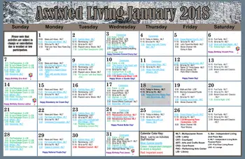 Activity Calendar of The Terraces at Bonita Springs, Assisted Living, Nursing Home, Independent Living, CCRC, Bonita Springs, FL 4