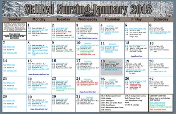 Activity Calendar of The Terraces at Bonita Springs, Assisted Living, Nursing Home, Independent Living, CCRC, Bonita Springs, FL 7