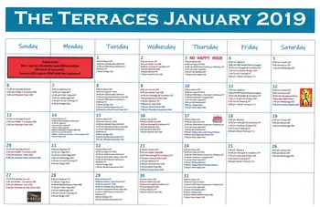 Activity Calendar of The Terraces at Bonita Springs, Assisted Living, Nursing Home, Independent Living, CCRC, Bonita Springs, FL 3