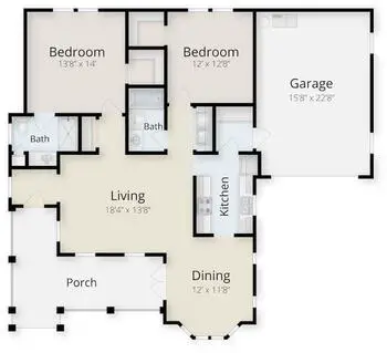 Floorplan of The Village at Gainesville, Assisted Living, Nursing Home, Independent Living, CCRC, Gainesville, FL 1
