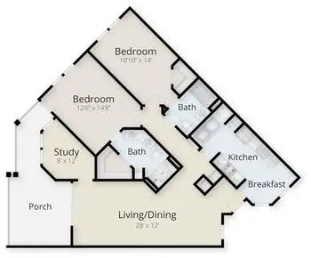 Floorplan of The Village at Gainesville, Assisted Living, Nursing Home, Independent Living, CCRC, Gainesville, FL 14