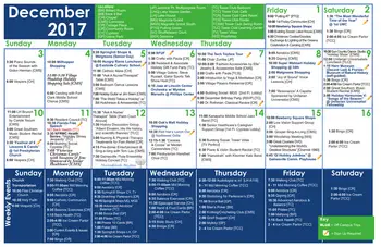 Activity Calendar of The Village at Gainesville, Assisted Living, Nursing Home, Independent Living, CCRC, Gainesville, FL 4