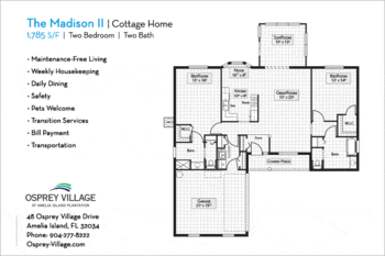Floorplan of Osprey Village, Assisted Living, Nursing Home, Independent Living, CCRC, Fernandina Beach, FL 2