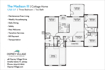 Floorplan of Osprey Village, Assisted Living, Nursing Home, Independent Living, CCRC, Fernandina Beach, FL 3