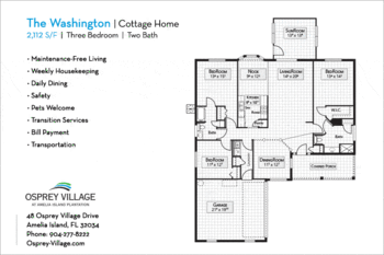 Floorplan of Osprey Village, Assisted Living, Nursing Home, Independent Living, CCRC, Fernandina Beach, FL 5