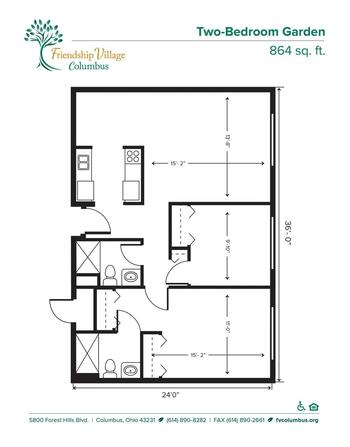 Floorplan of Friendship Village Columbus, Assisted Living, Nursing Home, Independent Living, CCRC, Columbus, OH 1