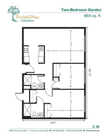 Floorplan of Friendship Village Columbus, Assisted Living, Nursing Home, Independent Living, CCRC, Columbus, OH 2