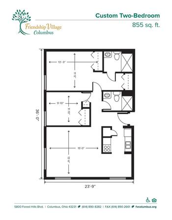 Floorplan of Friendship Village Columbus, Assisted Living, Nursing Home, Independent Living, CCRC, Columbus, OH 3