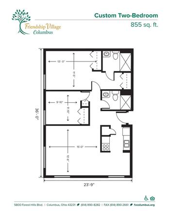 Floorplan of Friendship Village Columbus, Assisted Living, Nursing Home, Independent Living, CCRC, Columbus, OH 4