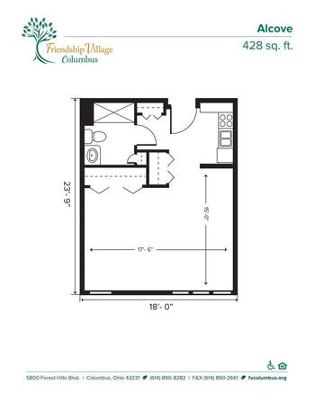 Floorplan of Friendship Village Columbus, Assisted Living, Nursing Home, Independent Living, CCRC, Columbus, OH 13