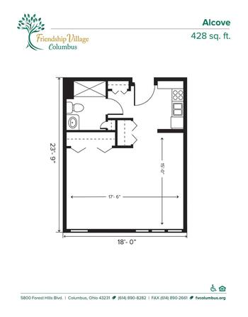 Floorplan of Friendship Village Columbus, Assisted Living, Nursing Home, Independent Living, CCRC, Columbus, OH 14
