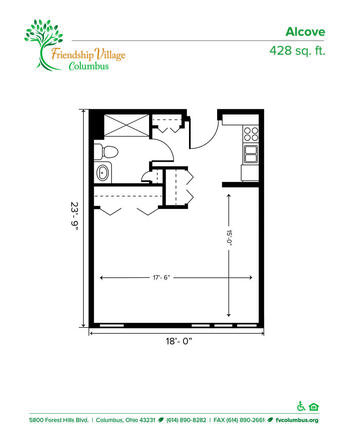 Floorplan of Friendship Village Columbus, Assisted Living, Nursing Home, Independent Living, CCRC, Columbus, OH 15