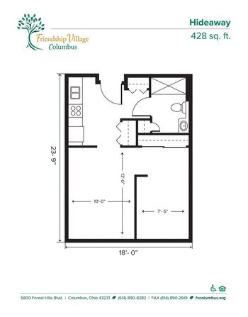 Floorplan of Friendship Village Columbus, Assisted Living, Nursing Home, Independent Living, CCRC, Columbus, OH 17