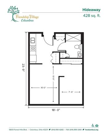 Floorplan of Friendship Village Columbus, Assisted Living, Nursing Home, Independent Living, CCRC, Columbus, OH 18