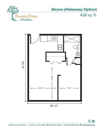 Floorplan of Friendship Village Columbus, Assisted Living, Nursing Home, Independent Living, CCRC, Columbus, OH 19