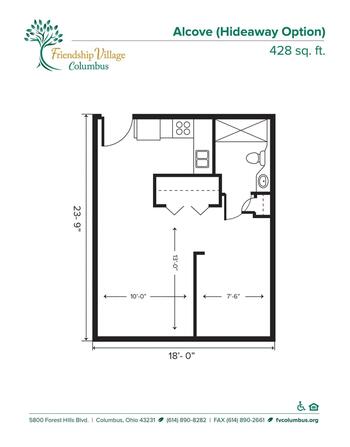 Floorplan of Friendship Village Columbus, Assisted Living, Nursing Home, Independent Living, CCRC, Columbus, OH 20