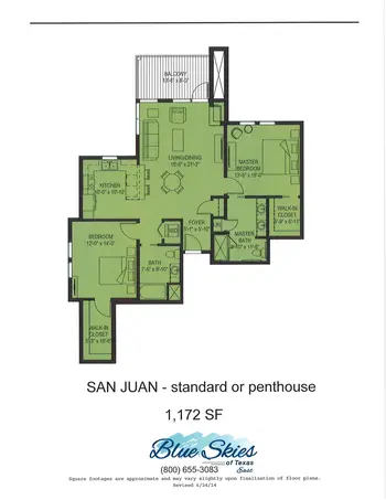 Floorplan of Blue Skies of Texas, Assisted Living, Nursing Home, Independent Living, CCRC, San Antonio, TX 7