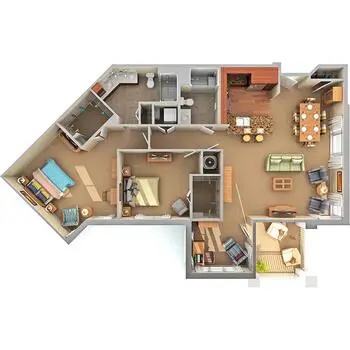 Floorplan of Green Hills Retirement Community, Assisted Living, Nursing Home, Independent Living, CCRC, Ames, IA 9