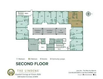 Floorplan of Green Hills Retirement Community, Assisted Living, Nursing Home, Independent Living, CCRC, Ames, IA 4