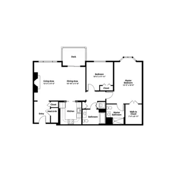 Floorplan of Meadow Ridge, Assisted Living, Nursing Home, Independent Living, CCRC, Redding, CT 2