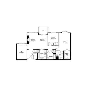 Floorplan of Meadow Ridge, Assisted Living, Nursing Home, Independent Living, CCRC, Redding, CT 3
