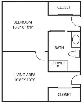 Floorplan of Luther Manor, Assisted Living, Nursing Home, Independent Living, CCRC, Wauwatosa, WI 2