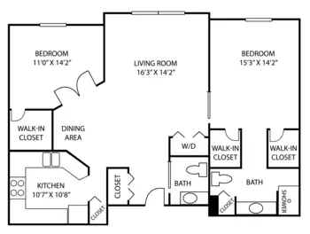Floorplan of Luther Manor, Assisted Living, Nursing Home, Independent Living, CCRC, Wauwatosa, WI 17