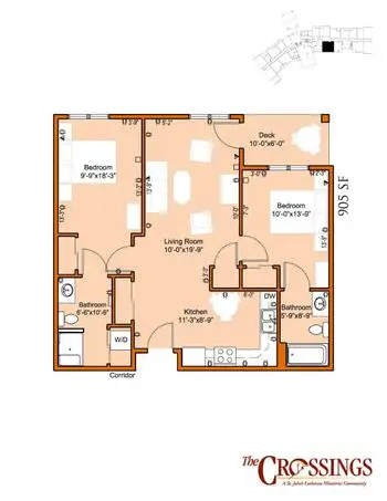 Floorplan of Mission Ridge, Assisted Living, Nursing Home, Independent Living, CCRC, Billings, MT 1
