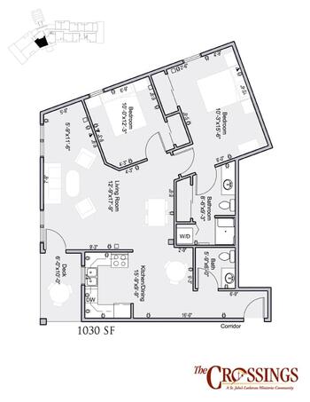 Floorplan of Mission Ridge, Assisted Living, Nursing Home, Independent Living, CCRC, Billings, MT 2