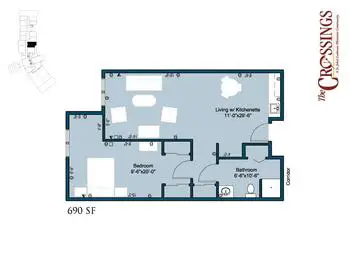 Floorplan of Mission Ridge, Assisted Living, Nursing Home, Independent Living, CCRC, Billings, MT 5