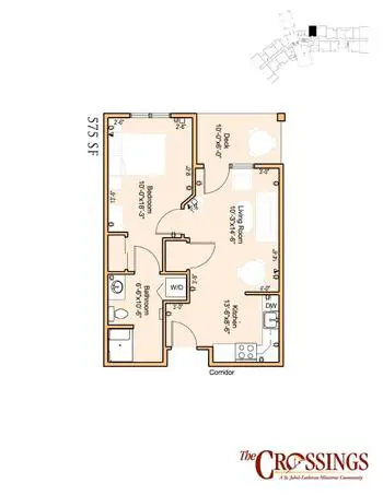 Floorplan of Mission Ridge, Assisted Living, Nursing Home, Independent Living, CCRC, Billings, MT 6
