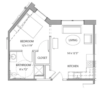 Floorplan of St. Martin's in the Pines, Assisted Living, Nursing Home, Independent Living, CCRC, Irondale, AL 9