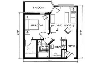 Floorplan of St. Martin's in the Pines, Assisted Living, Nursing Home, Independent Living, CCRC, Irondale, AL 17