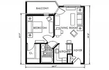 Floorplan of St. Martin's in the Pines, Assisted Living, Nursing Home, Independent Living, CCRC, Irondale, AL 18