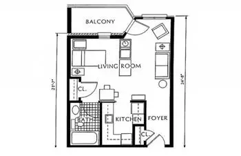 Floorplan of St. Martin's in the Pines, Assisted Living, Nursing Home, Independent Living, CCRC, Irondale, AL 20