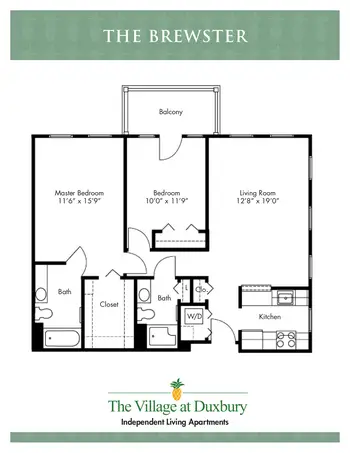 Floorplan of The Village at Duxbury, Assisted Living, Nursing Home, Independent Living, CCRC, Duxbury, MA 5