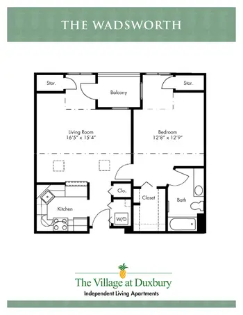 Floorplan of The Village at Duxbury, Assisted Living, Nursing Home, Independent Living, CCRC, Duxbury, MA 8