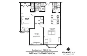 Floorplan of Western Home Communities, Assisted Living, Nursing Home, Independent Living, CCRC, Cedar Falls, IA 1