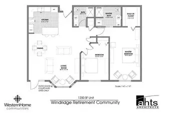 Floorplan of Western Home Communities, Assisted Living, Nursing Home, Independent Living, CCRC, Cedar Falls, IA 8