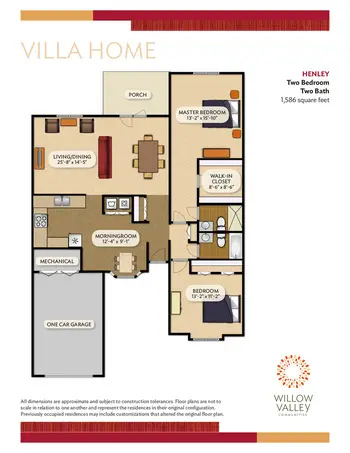 Floorplan of Willow Valley Communities, Assisted Living, Nursing Home, Independent Living, CCRC, Willow Street, PA 17