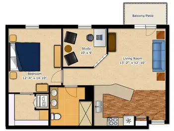 Floorplan of Willow Valley Communities, Assisted Living, Nursing Home, Independent Living, CCRC, Willow Street, PA 7