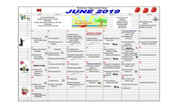 Activity Calendar of Westminster Village Muncie, Assisted Living, Nursing Home, Independent Living, CCRC, Muncie, IN 1