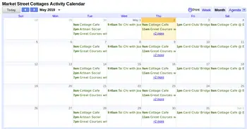 Activity Calendar of Moravian Village of Bethlehem, Assisted Living, Nursing Home, Independent Living, CCRC, Bethlehem, PA 2