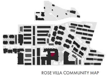 Campus Map of Rose Villa Senior Living, Assisted Living, Nursing Home, Independent Living, CCRC, Portland, OR 1