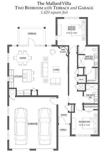 Floorplan of SpringShire, Assisted Living, Nursing Home, Independent Living, CCRC, Greenville, NC 9